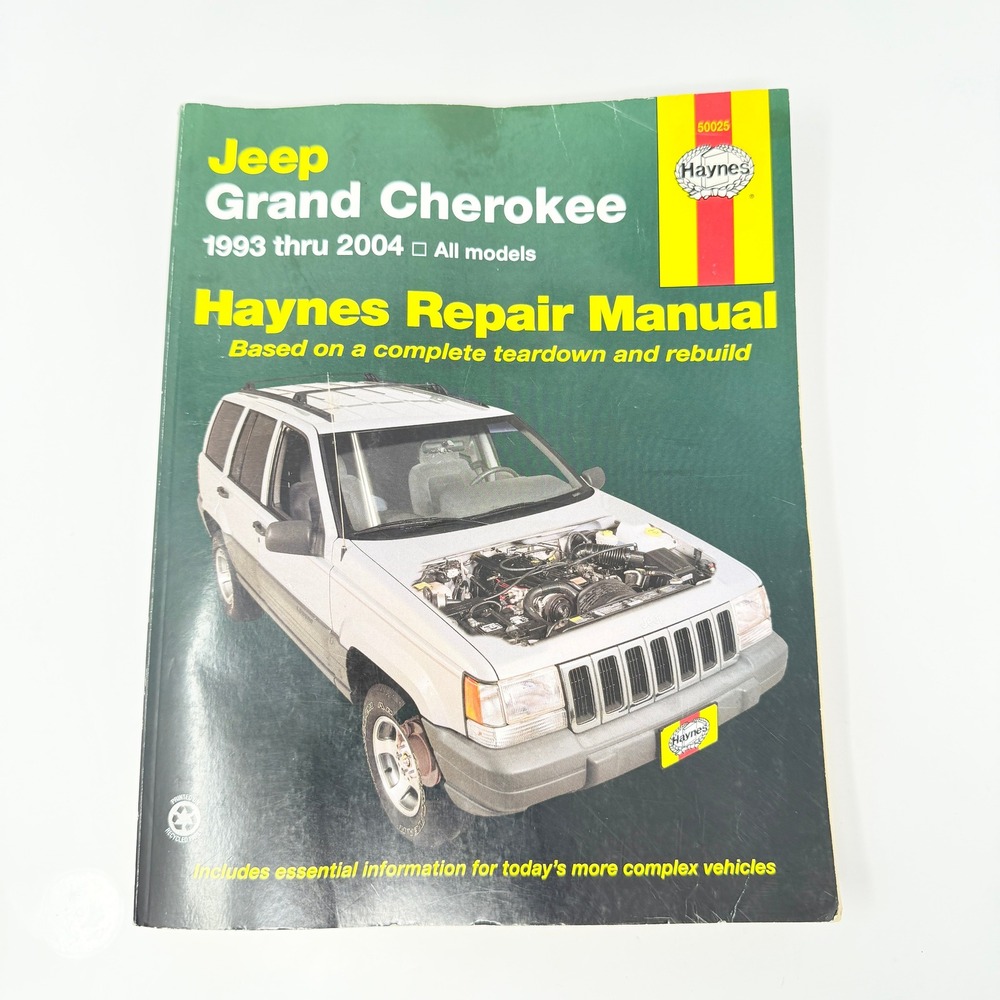 Haynes Repair Manual Jeep Grand Cherokee 1993 thru 2004 All Models 50025 DIY